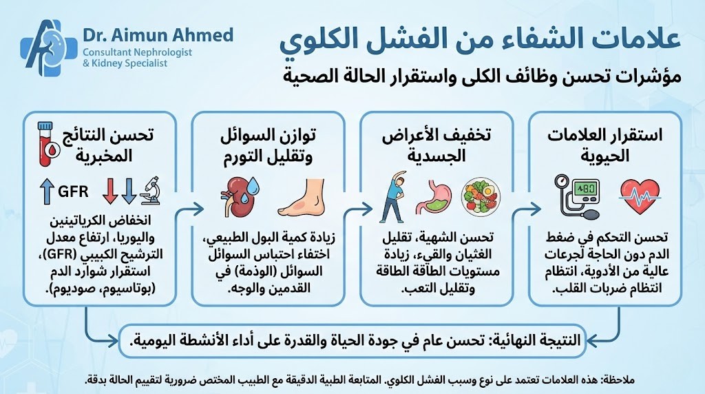 علامات الشفاء من الفشل الكلوي