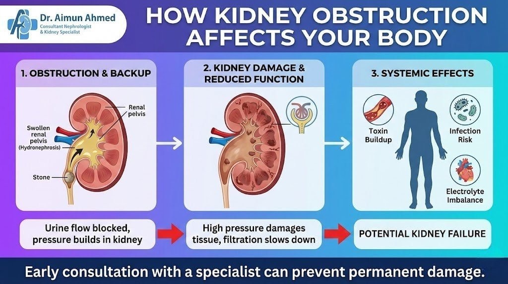 How Kidney Obstruction Affects Your Body